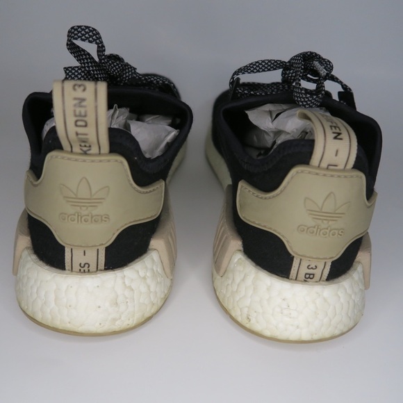 Adidas NMD R1 Trace Khaki Sneakers Wool‎ Black White Champa Exclusive CQ0760 - Picture 11 of 16